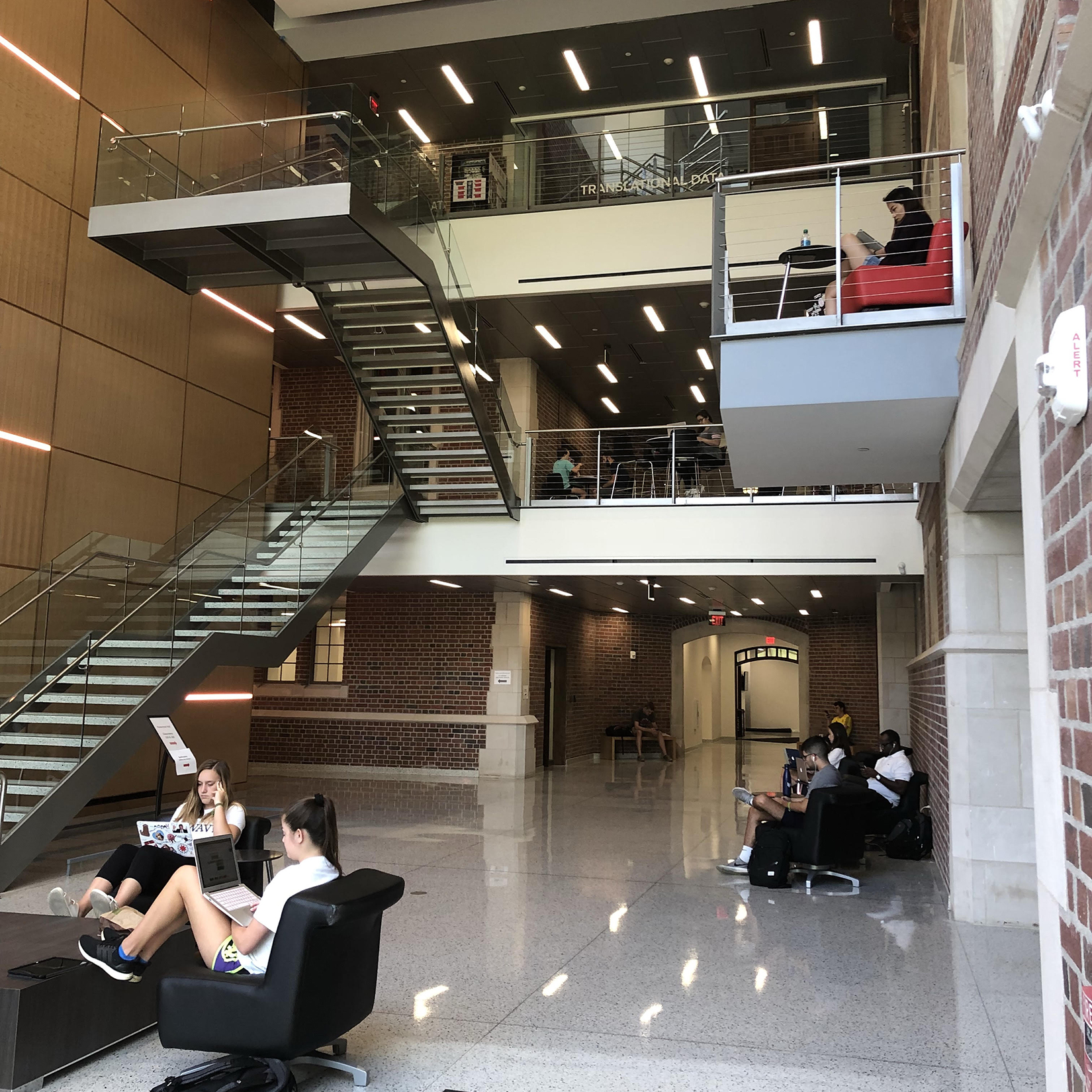 Photo of Pomerene Atrium after renovation