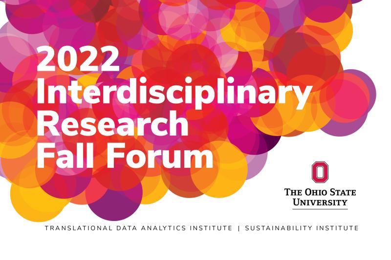 Promotional graphic for 2022 Fall Forum event