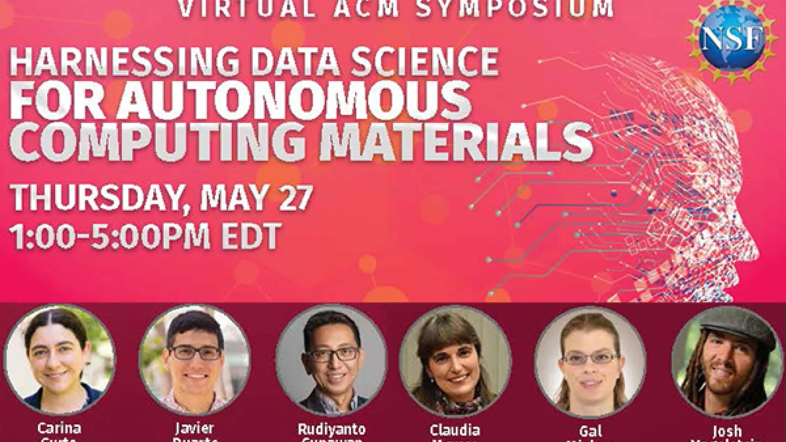 An advertising graphic for the 2021 Virtual ACM Symposium