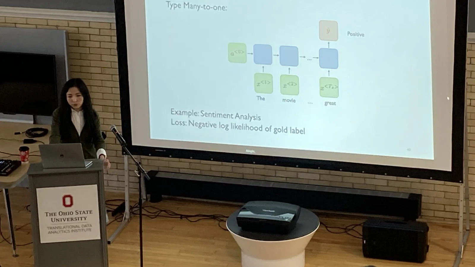 TDAI Core Faculty Professor Huan Sun presents on Applications in Natural Language Processing