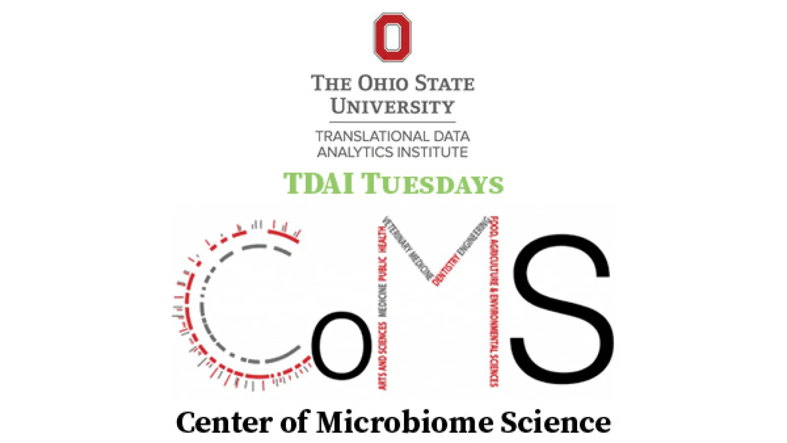 TDAI Tuesdays: Meet the Center of Microbiome Science
