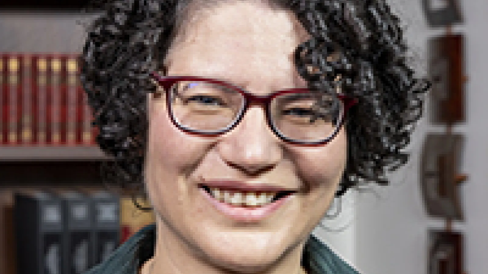 Tanya Berger-Wolf  smiling at the camera