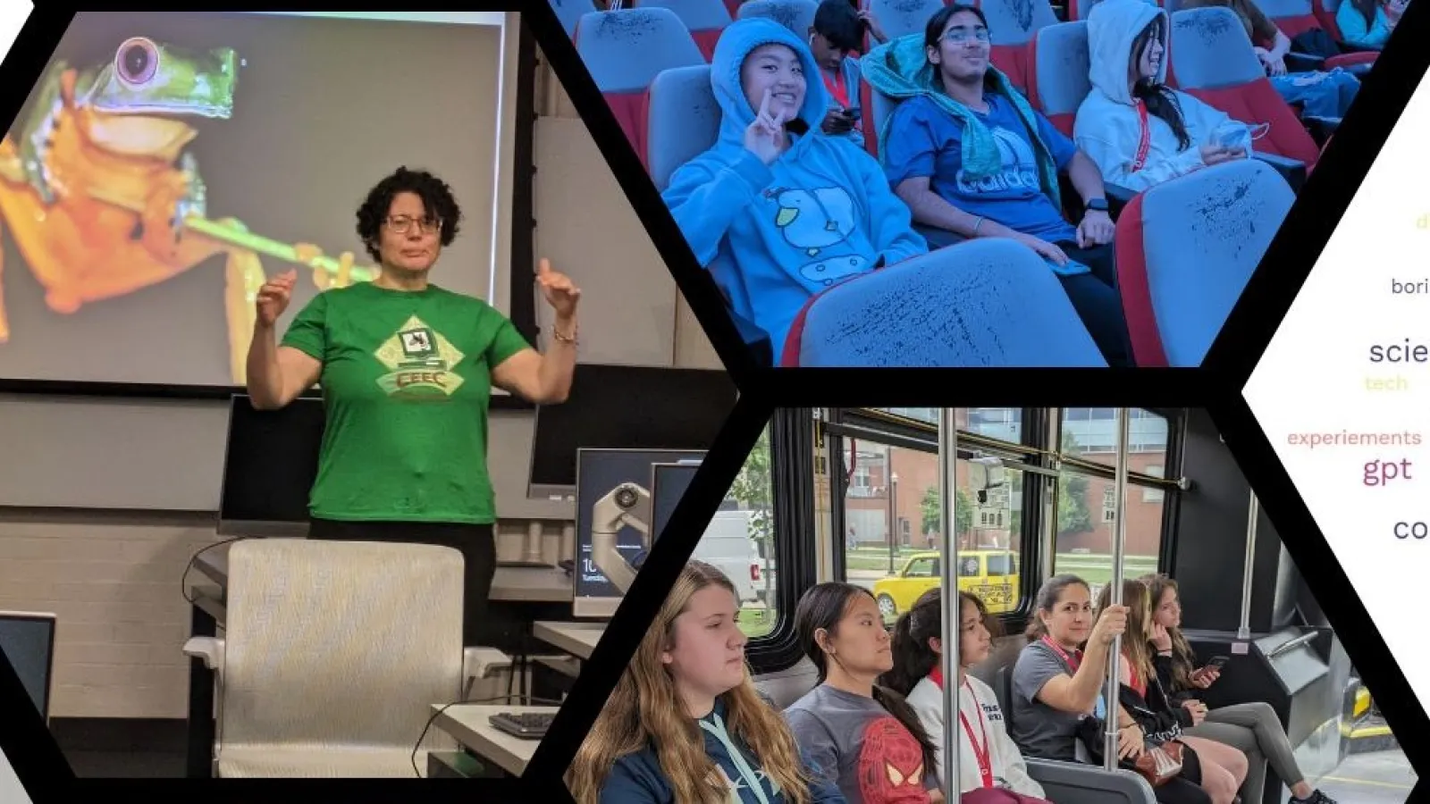 Collage of prior camp activities