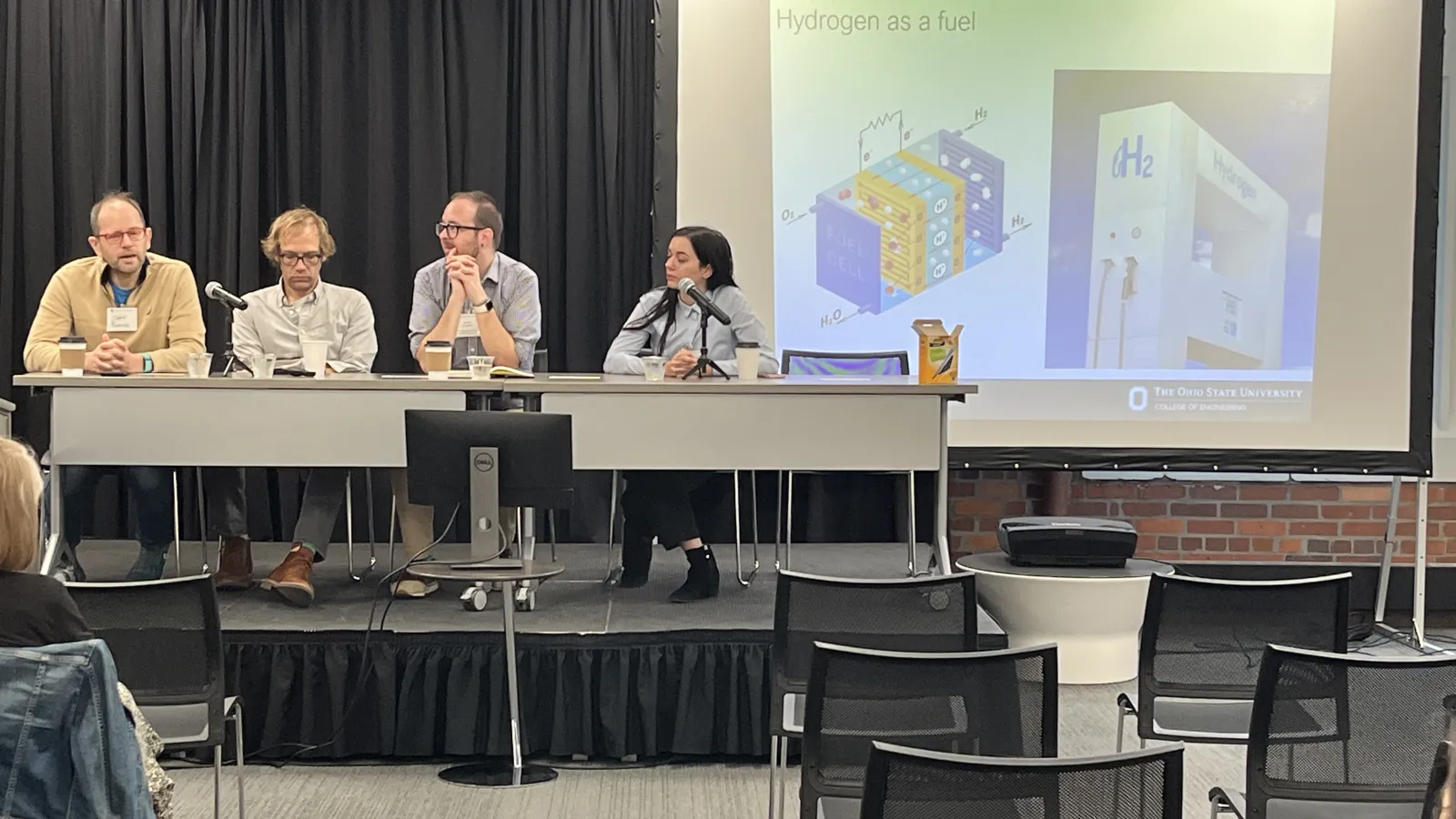 Table of panelists for Hydrogen at Scale(s)