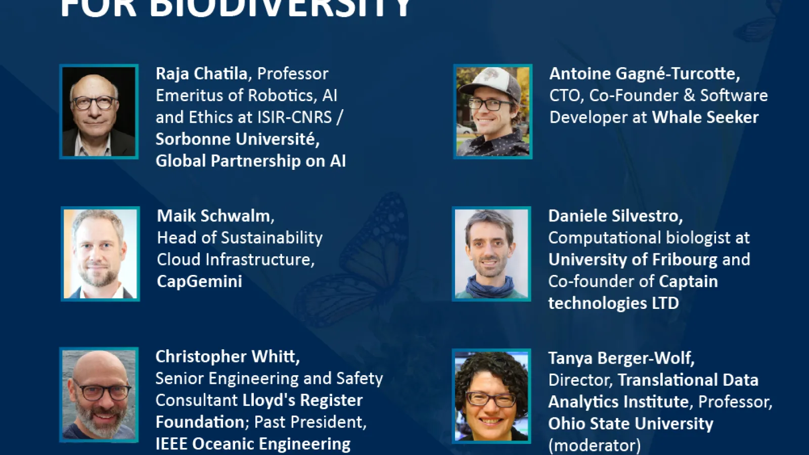 Flyer showing presenters for the IEEE webinar held Nov 21, 2024