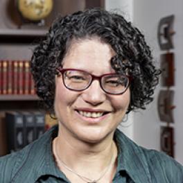 Tanya Berger-Wolf smiling at the camera