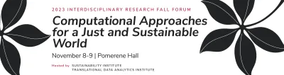 Title card: Computational Approaches for a Just and Sustainable World