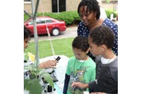 Family enjoying WestFest 2022