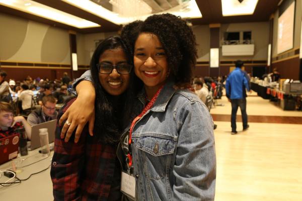 smiling students