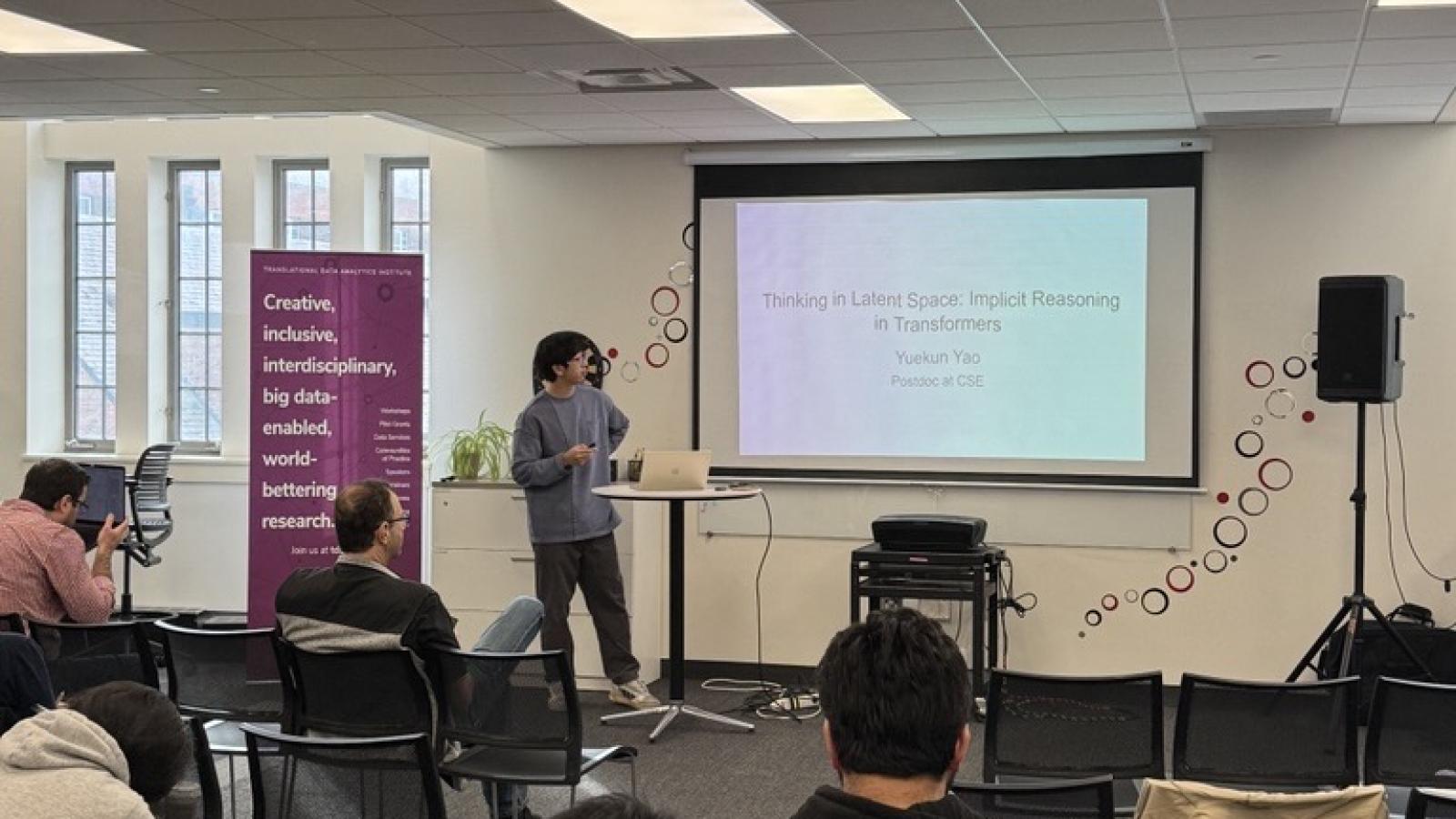 Portrait of Misha Belkin, machine learning researcher and professor at the University of California, San Diego.