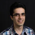 Abdollah Shafieezadeh  smiling at the camera