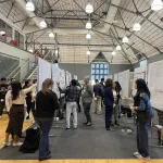 Students, faculty, and professionals at the Poster Presentations