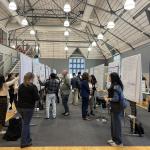 Students, faculty, and professionals at the Poster Presentations